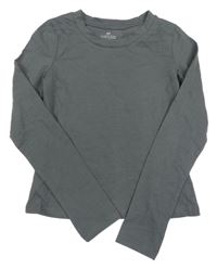 Tmavošedé triko H&M