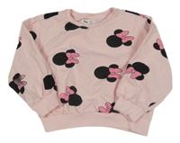 Světlerůžová oversize mikina s Minnie sinsay