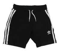 Černé teplákové kraťasy s logem zn. Adidas