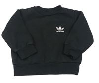 Černá mikina s logem Adidas