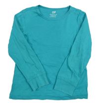 Modrozelené triko H&M