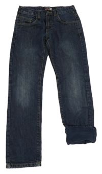 Tmavomodré podšité rifle C&A