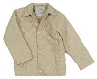 Béžová prošívaná šusťáková zateplená bunda George