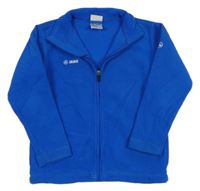 Modrá fleecová propínací mikina Jako