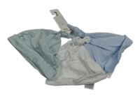 Nové - 3x bavlněná čepice - světlemodrá se slony + modro-bílá pruhovaná + bílá s hvězdami Next