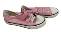 Nové - Růžové třpytivé tenisky Dunnes vel. 31
