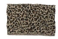Hnědo-černý leopardí bandeau žabičkový top zn. Matalan