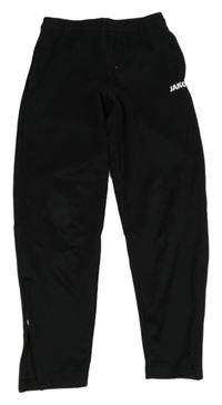 Černé sportovní tepláky s logem Jako