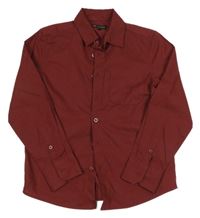 Vínová košile C&A