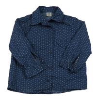 Tmavomodrá vzorovaná košile Kiki&Koko