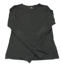 Tmavošedé triko H&M