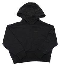 Černá crop mikina s kapucí Pepperts