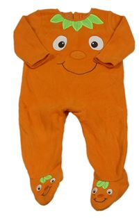 Kostým - Oranžový fleecový overal - dýně George