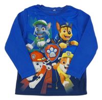Modré fleecové triko - Tlapková Patrola C&A