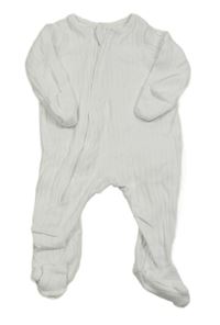 Bílý žebrovaný overal Dunnes