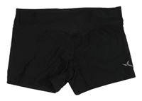 Černé elastické sportovní kraťasy Domyos