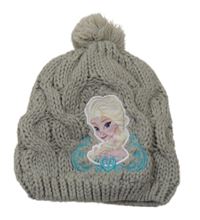 Šedá mikina s Elsou a bambulí Disney