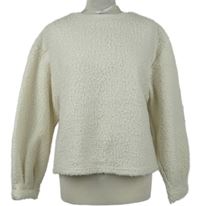 Dámská bílá buklé mikina 