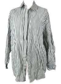 Dámská bílo-šedá pruhovaná halenka George 