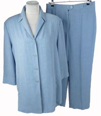 2set - Dámská světlemodrá halenková tunika + kalhoty Gerry Weber 
