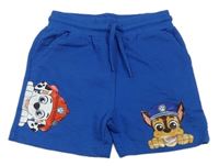 Modré teplákové kraťasy s Paw PAtrol Nickelodeon