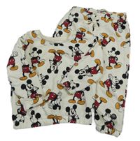 2set- bílá mikina s Mickey Mousem+ tepláky Disney