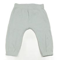 Modro-bílé pruhované lehké tepláky so cute