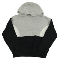 Šedo-černo-bílá mikina s kaupcí H&M