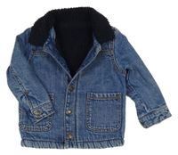 Modrá riflová zateplená bunda Nutmeg