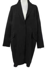 Dámský černý oversized dlouhý kabát Primark