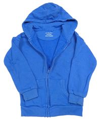 Modrá propínací mikina s kapucí Primark