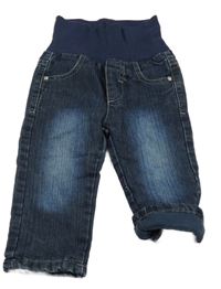 Tmavomodré podšité rifle s úpletový pasem Staccato