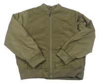 Khaki šusťákový zateplený bomber zn. Primark 