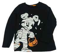 Černé triko s Mickeym George 