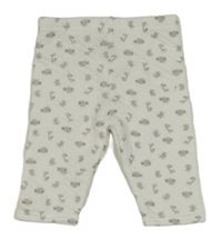 Bílé vzorované tepláky s dinosaury Just too Cute