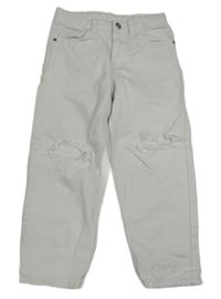 Bílé rifle s prošoupáním Zara