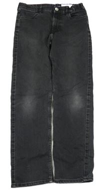 Tmavošedé slim fit rifle H&M