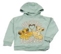 Světlezelená mikina se Simbou a kapucí Disney
