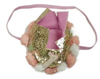 Kostým - Zlato-růžová koruna s číslem 