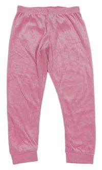 Růžové plyšové pyžamové kalhoty Nickelodeon 