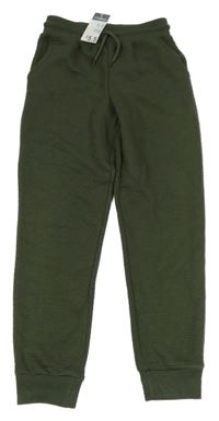 Nové - Khaki vzorované tepláky Primark