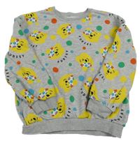 Šedá melírovaná mikina s Pudsey George