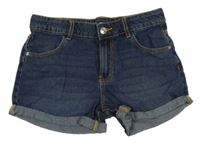 Tmavomodré riflové kraťasy Denim 