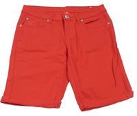 Červené riflové kraťasy Y.F.K.