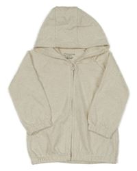 Pudrovo-růžová melírovaná propínací mikina s kapucí Primark