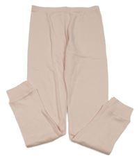 Světlerůžové žebrované tepláky F&F