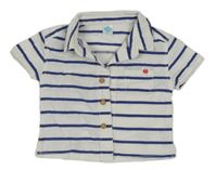 Bílo-modrá pruhovaná košile TEX 