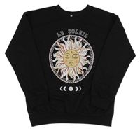 Černá mikina se sluncem 