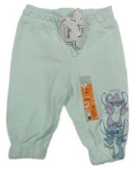 Nové - mátové tepláky se Stitchem a Angelou PRIMARK