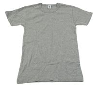 Šedé melírované tričko PETIT BATEAU